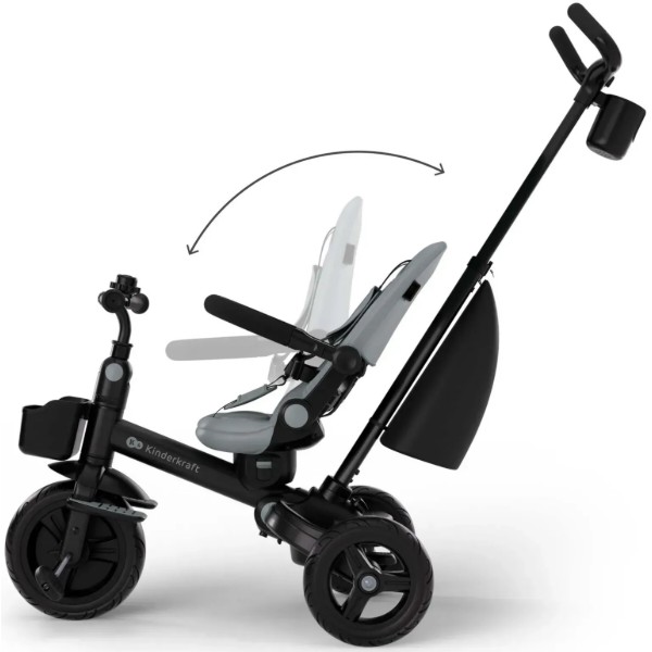 Фото - Триколісний велосипед Kinderkraft Aveo 2 Plus Grey (KRAVEO02GRY0000)